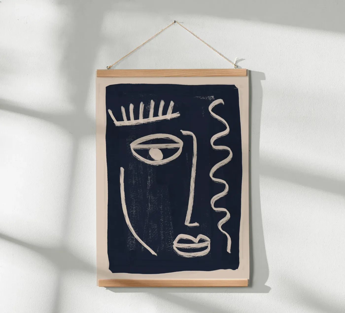Abstract Face 23 poster by ThingDesign