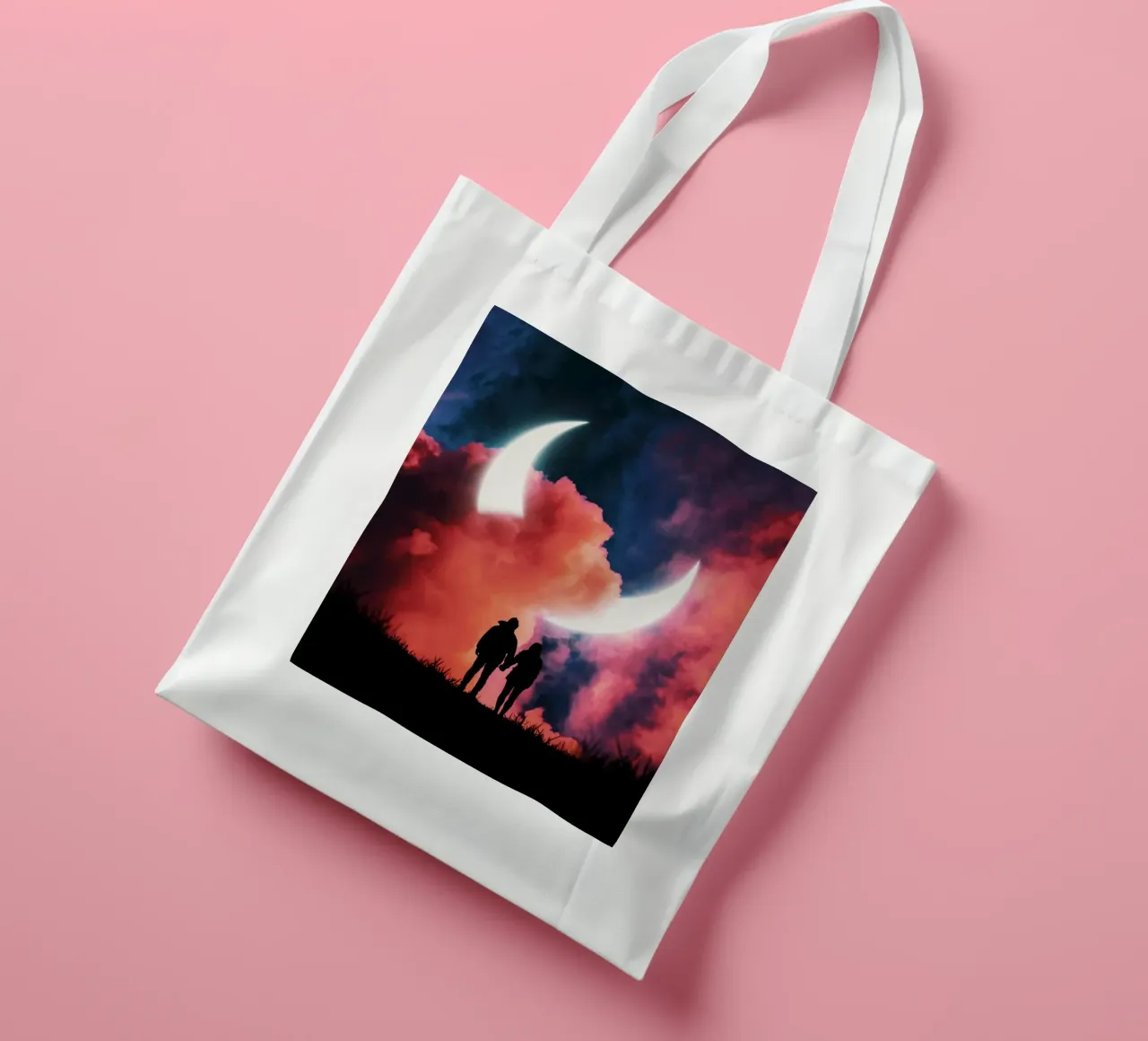 Resta con me borsa in juta da arizrab