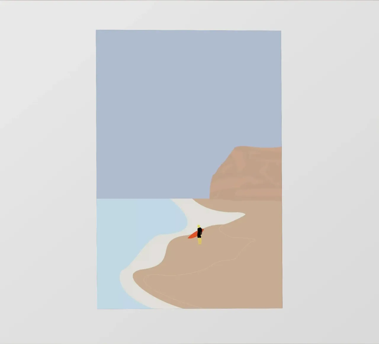 Fornøjelse Surf No. 01 telo in pvc da Swen Swensøn