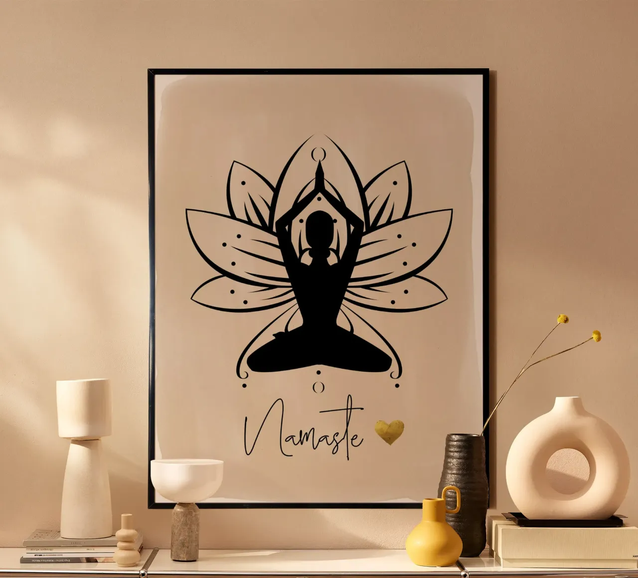 Namaste & lotus blossom hahnemühle by ArtDesign by KBK