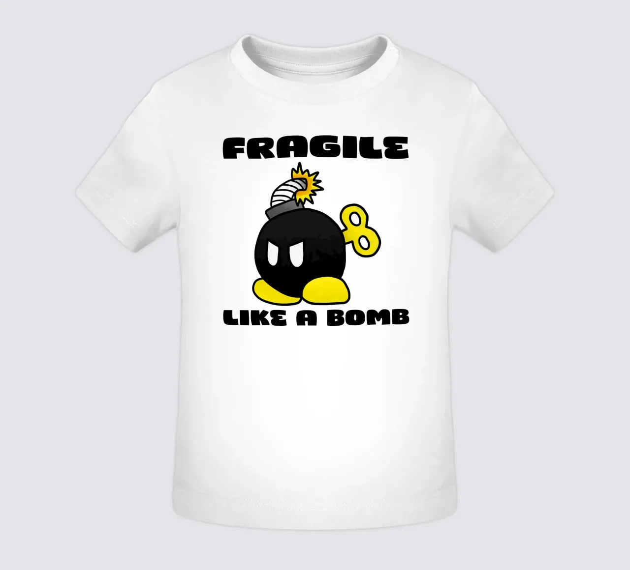 Fragile come una bomba maglietta neonato da Loobs