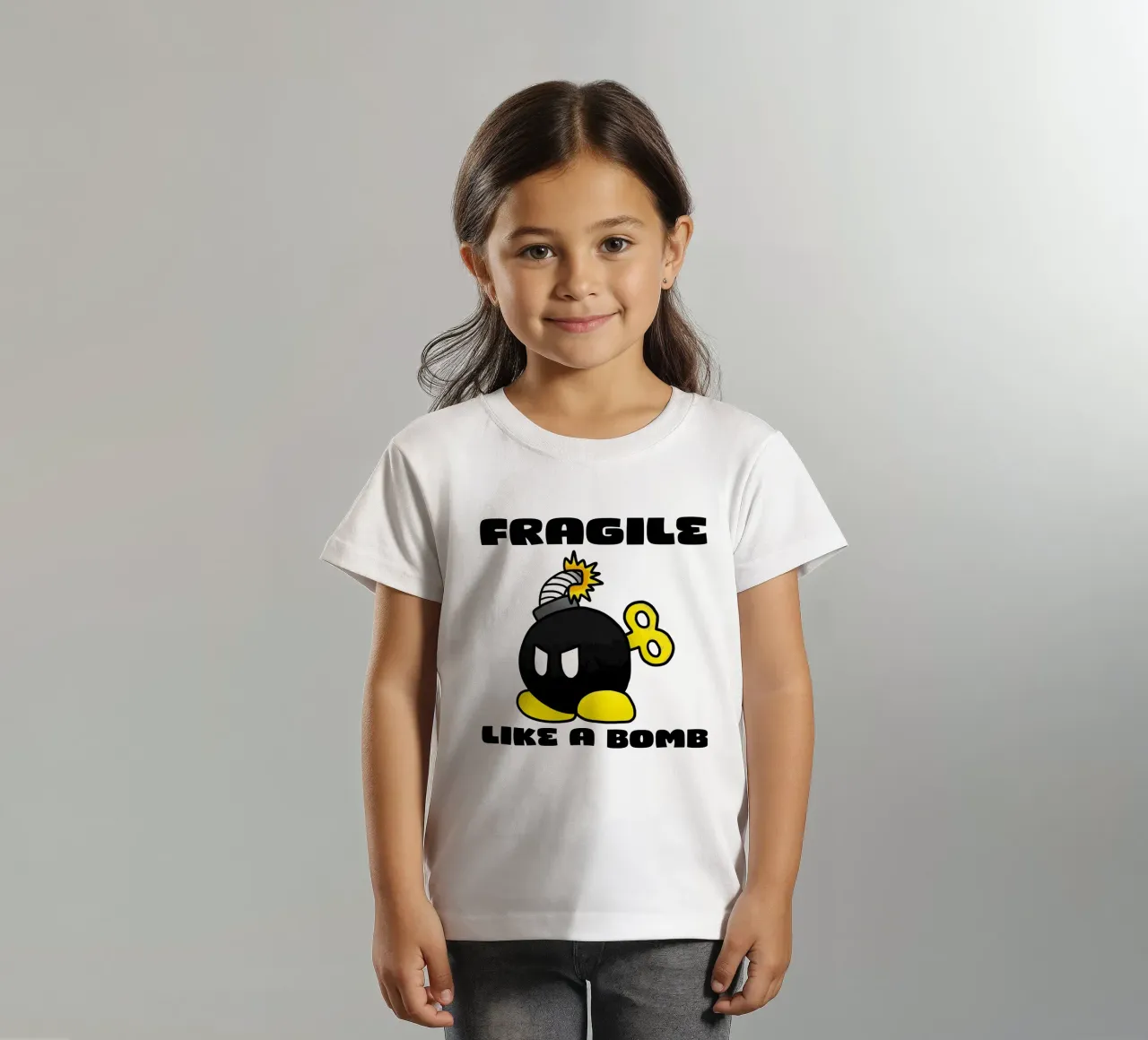 Fragile come una bomba t-shirt bambini da Loobs