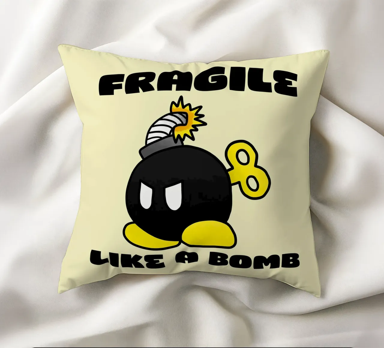 Fragile come una bomba cuscino da Loobs
