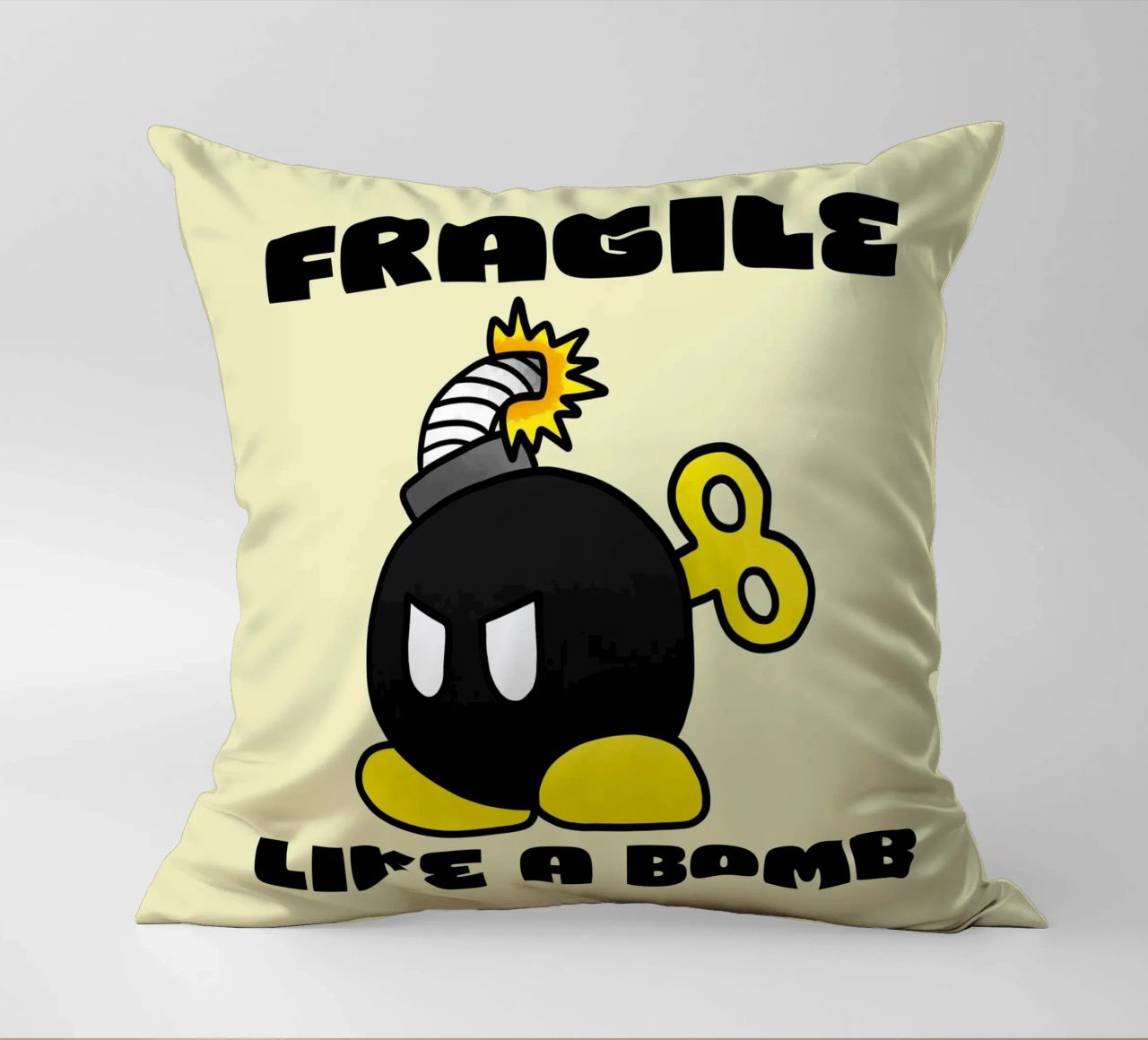 Fragile come una bomba cuscino da Loobs