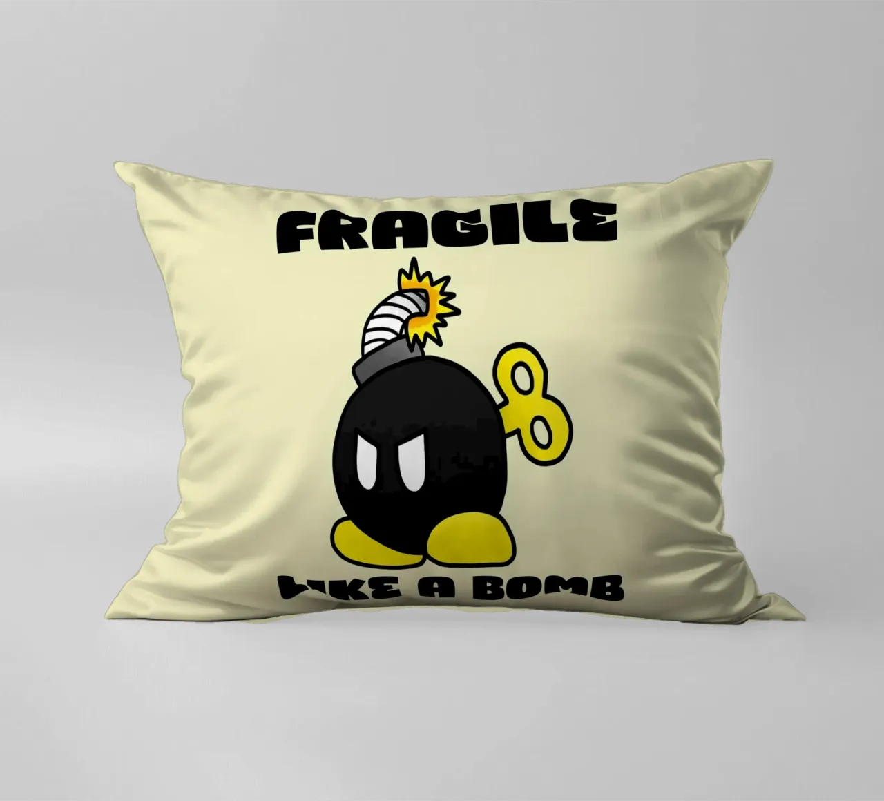 Fragile come una bomba cuscino da Loobs