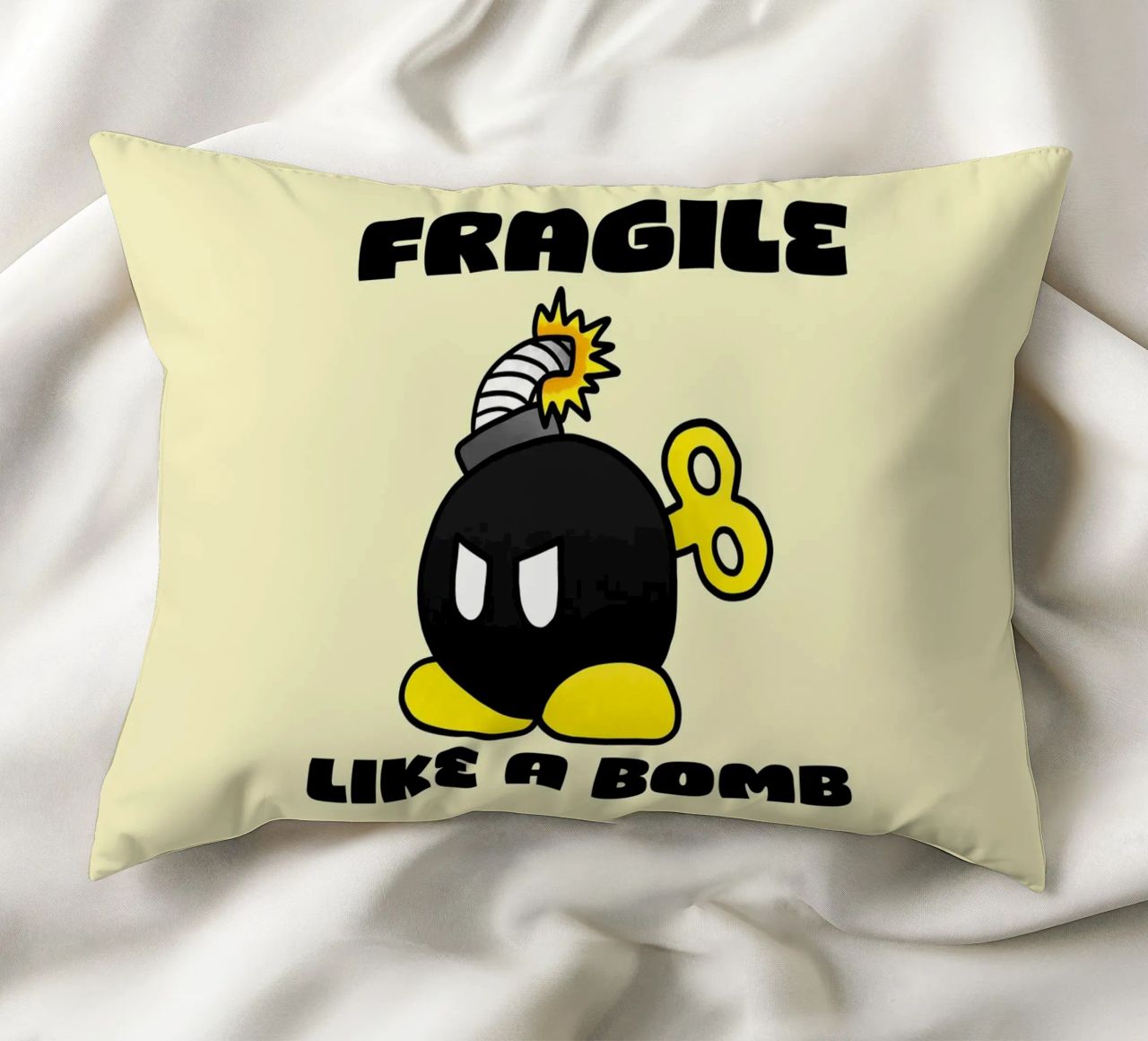 Fragile come una bomba cuscino da Loobs