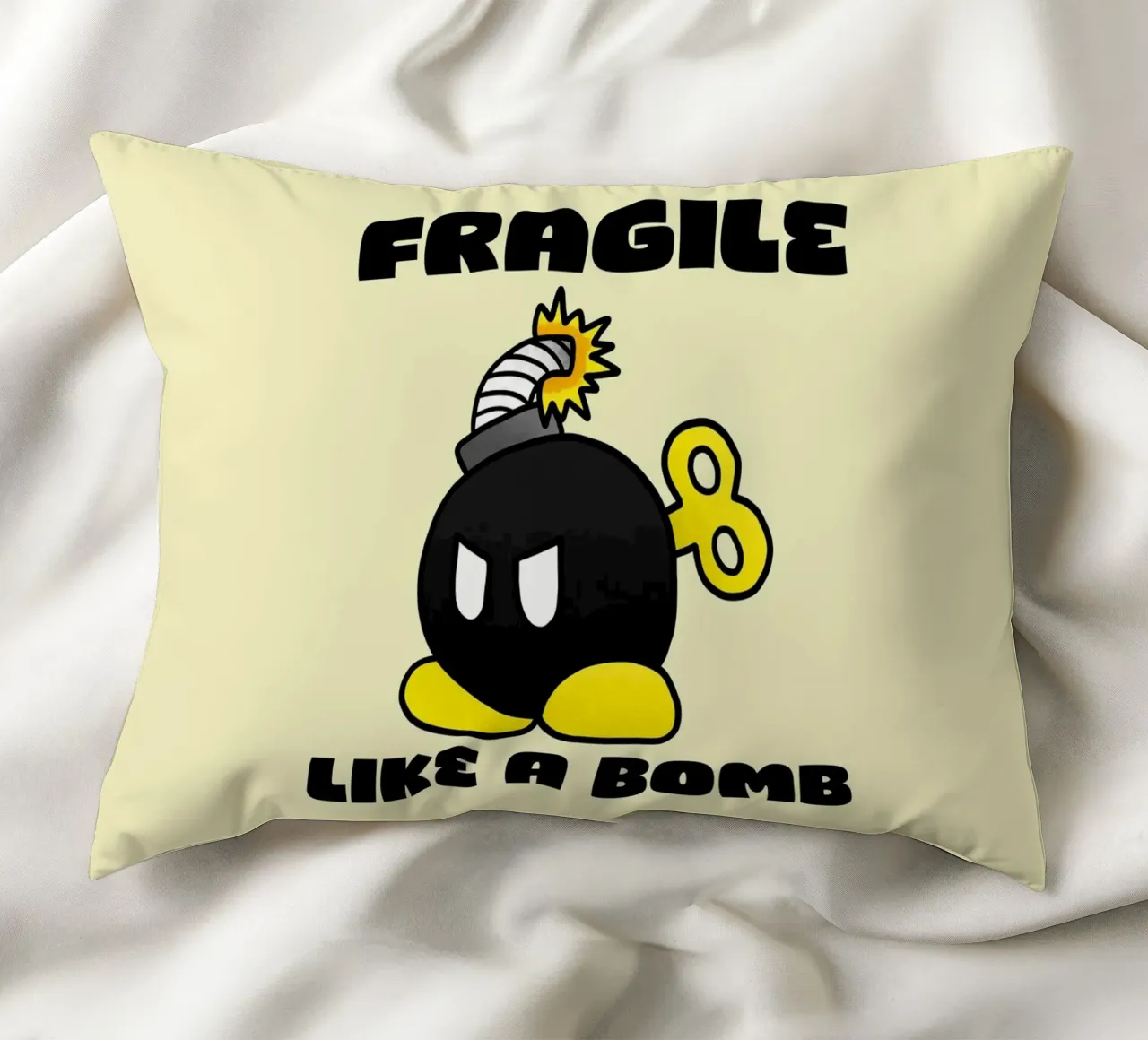 Fragile come una bomba cuscino da Loobs