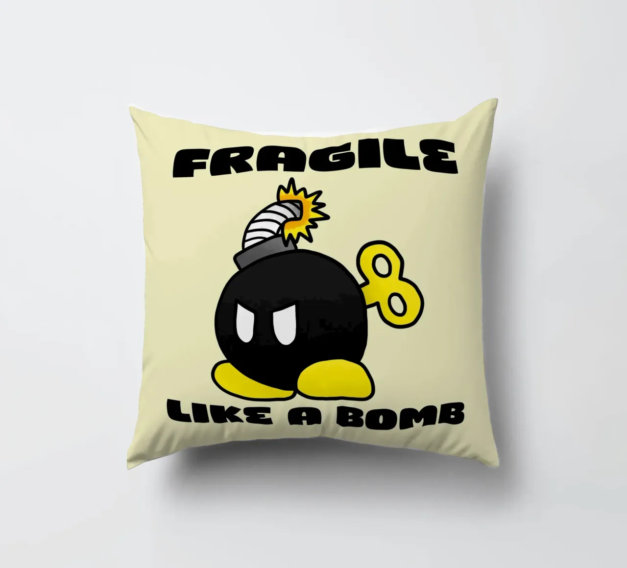 Fragile come una bomba cuscino da Loobs