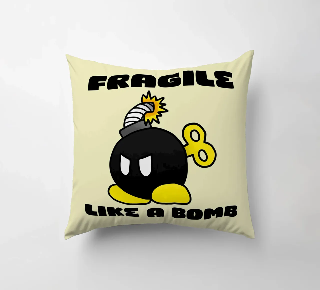 Fragile come una bomba cuscino da Loobs