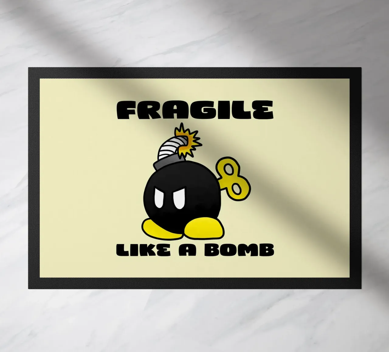 Fragile come una bomba zerbino da Loobs