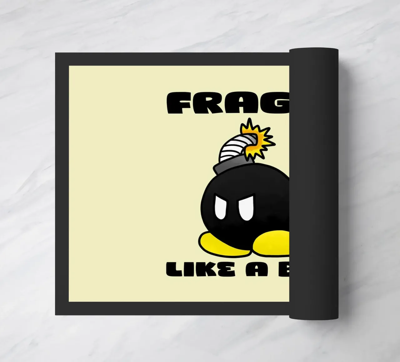 Fragile come una bomba zerbino da Loobs