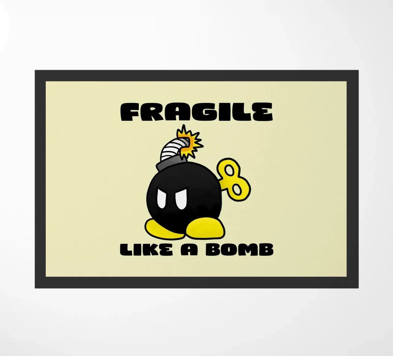 Fragile come una bomba zerbino da Loobs