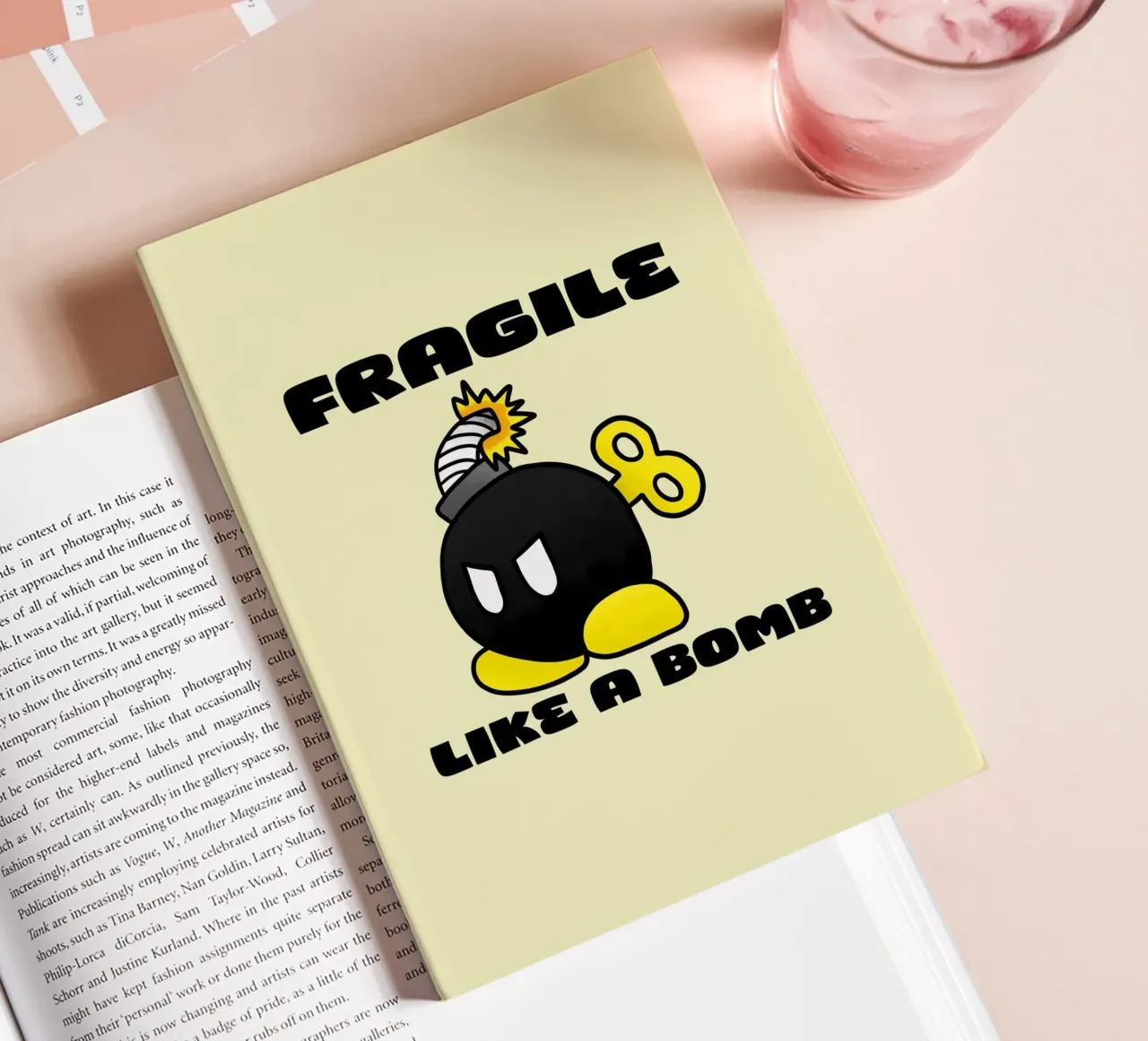 Fragile comme une bombe carnet de notes de Loobs