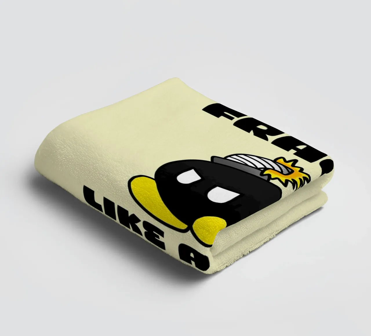 Fragile like a Bomb towel by Loobs