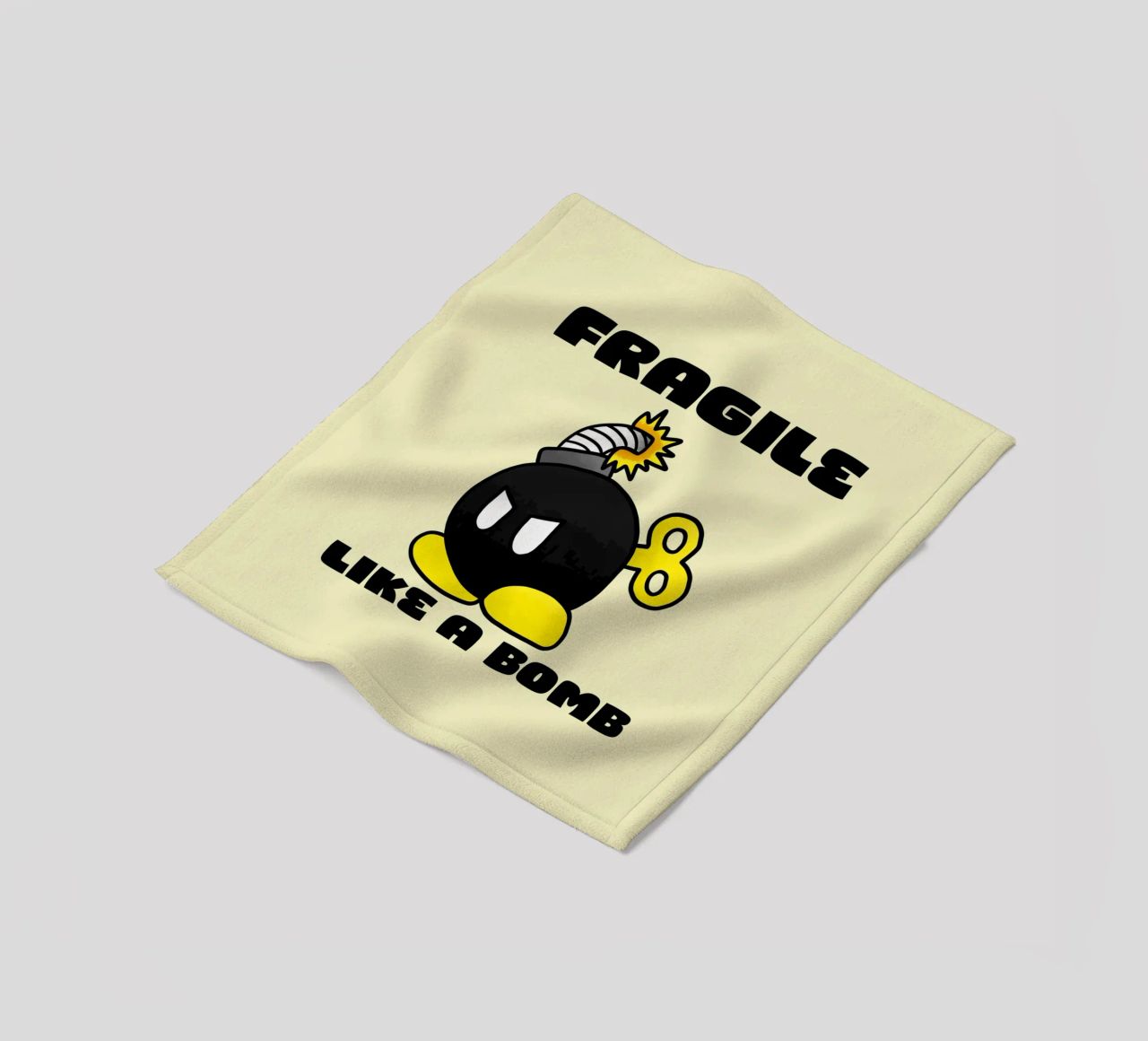 Fragile come una bomba coperta in pile da Loobs