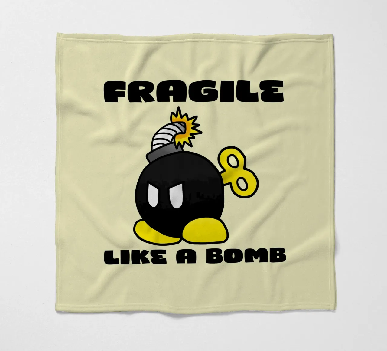 Fragile come una bomba coperta in pile da Loobs