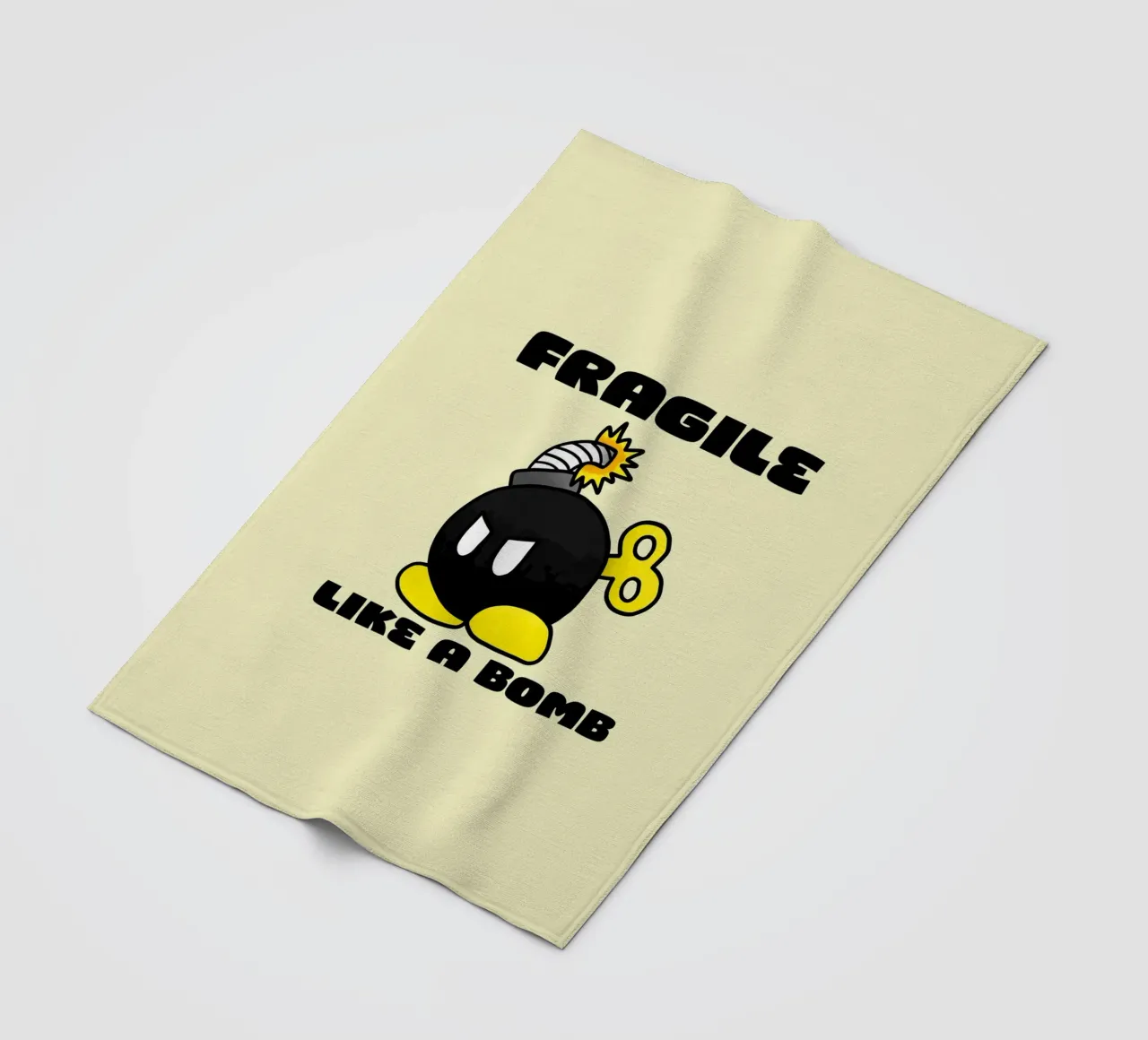 Frágil como una bomba manta de franela de Loobs