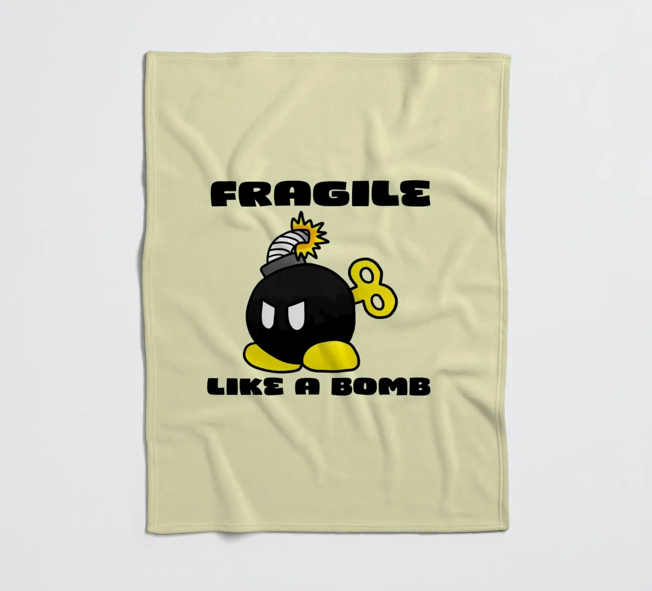 Fragile come una bomba coperta in pile da Loobs