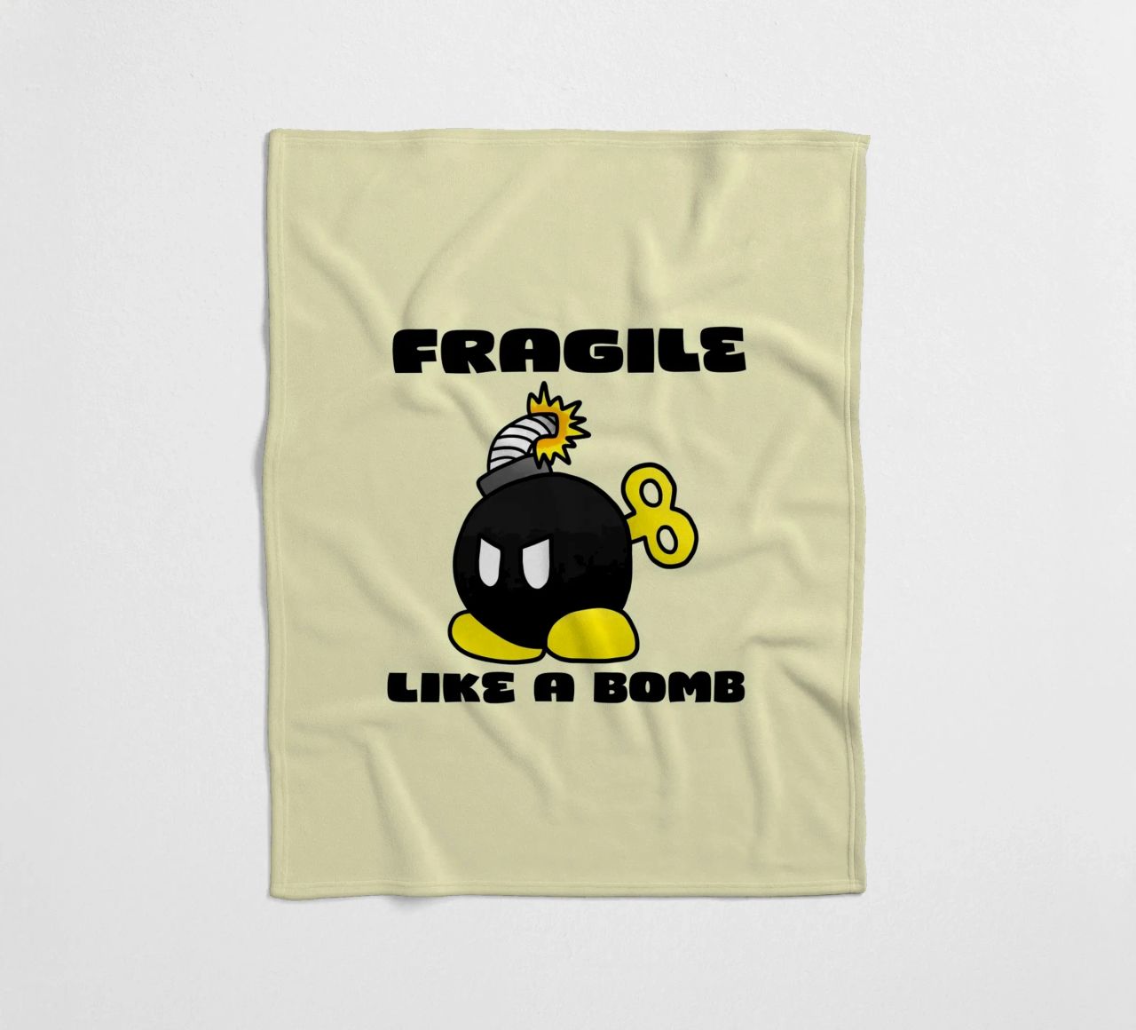 Fragile come una bomba coperta in pile da Loobs