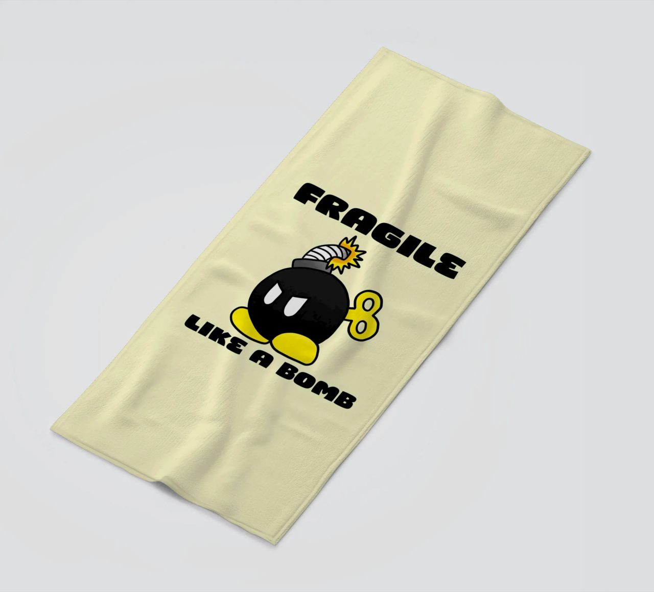 Fragile come una bomba telo mare da Loobs