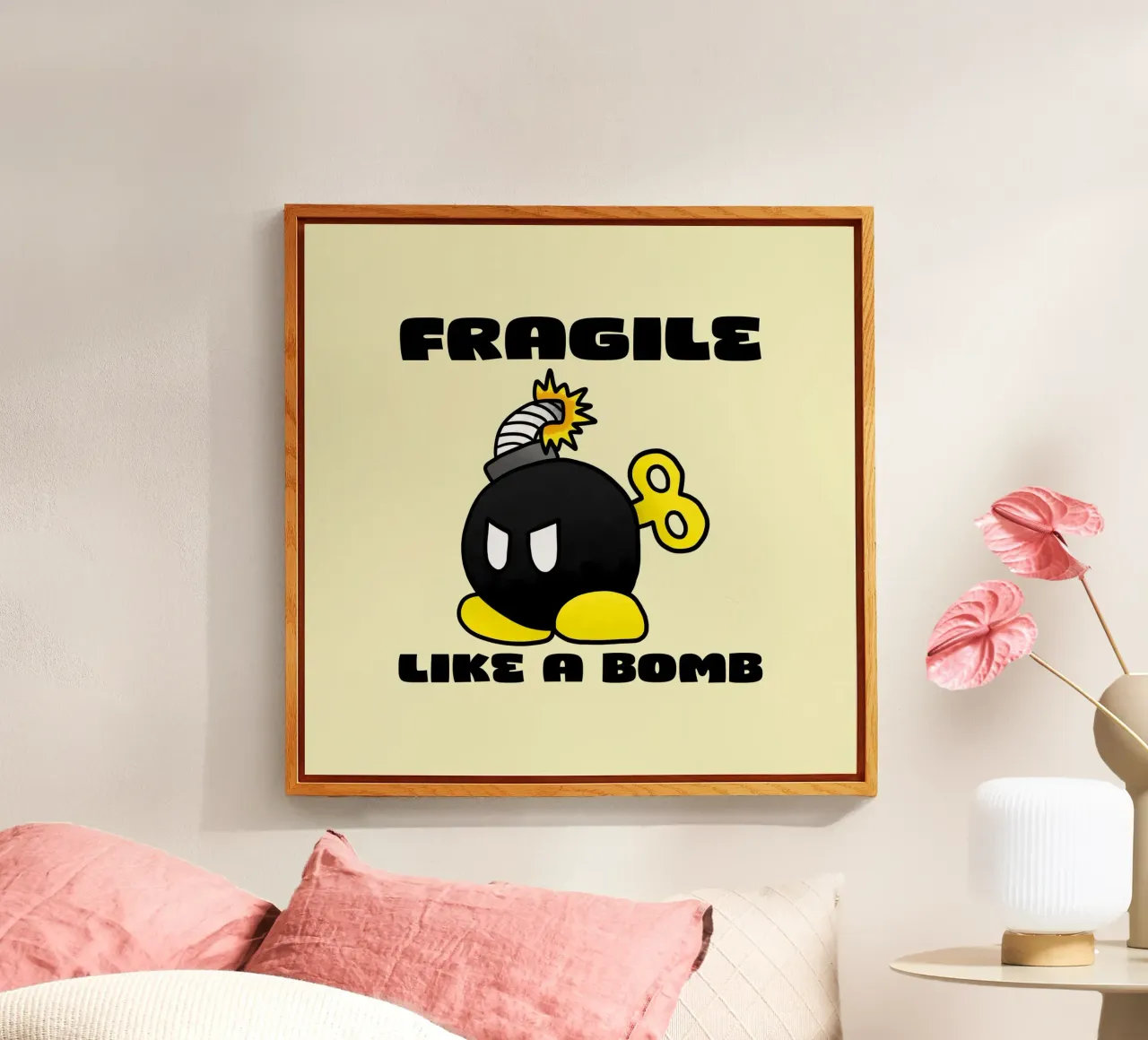 Fragile come una bomba plexiglass da Loobs