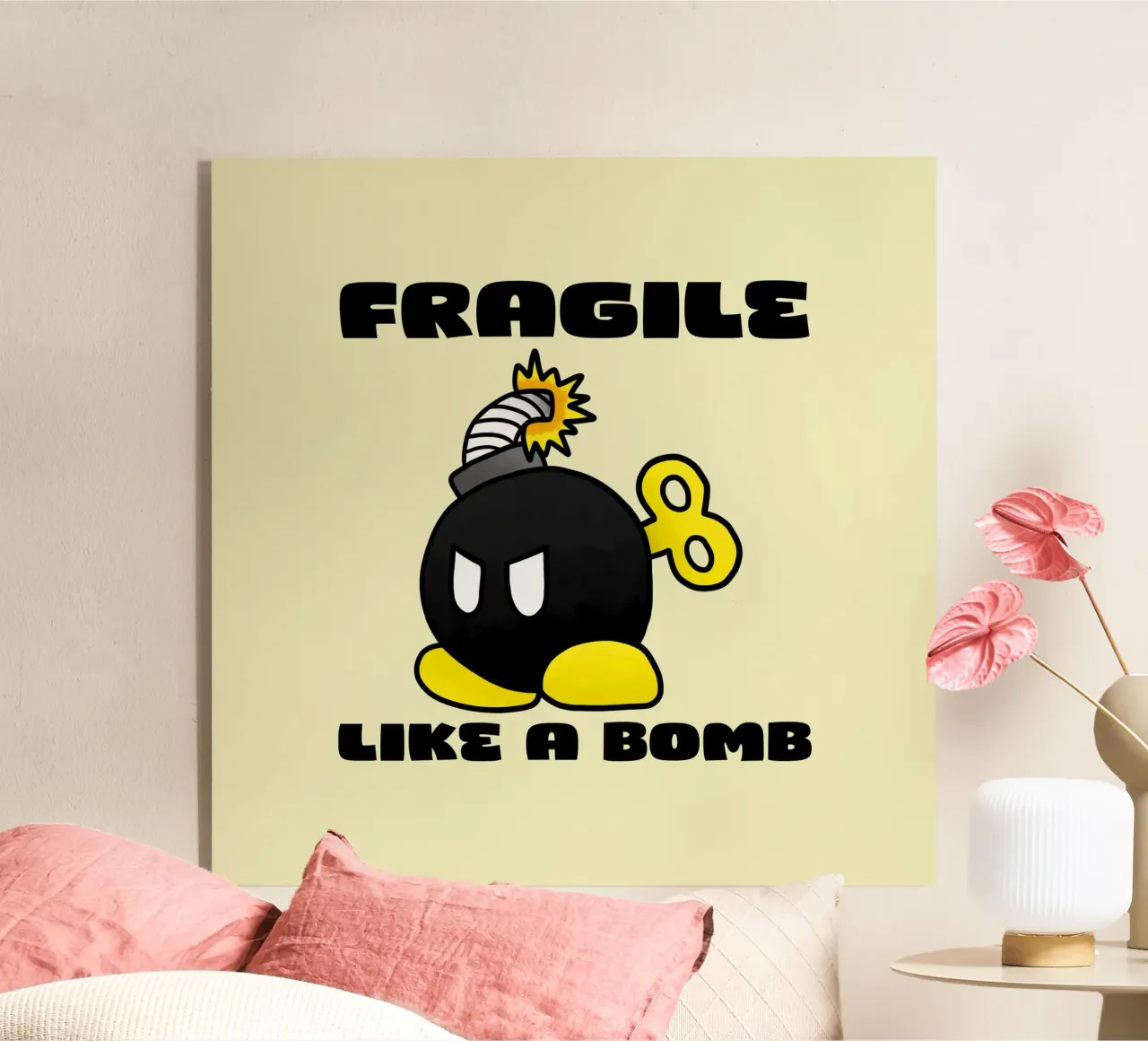 Zerbrechlich wie eine Bombe Acryl-Glas von Loobs