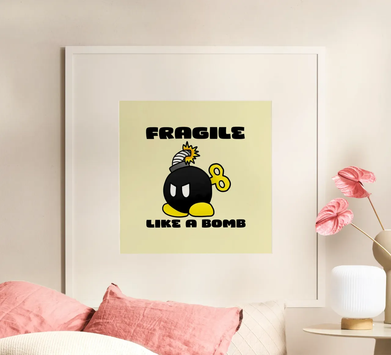 Fragile comme une bombe hahnemühle de Loobs