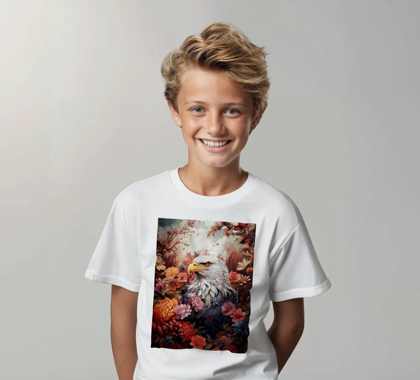 Eagle Flowers t-shirt bambini da Mateo