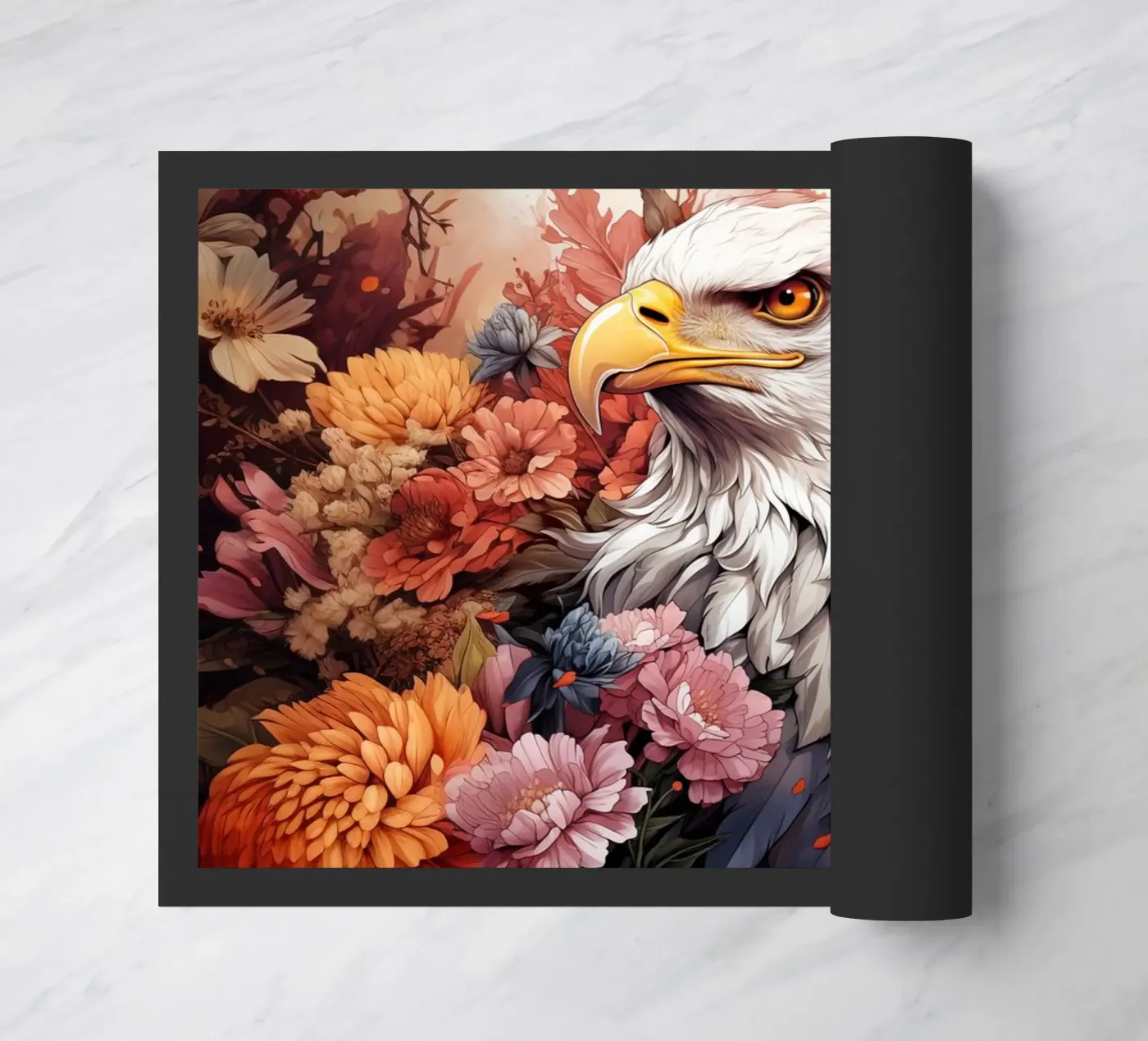 Eagle Flowers deurmat van Mateo