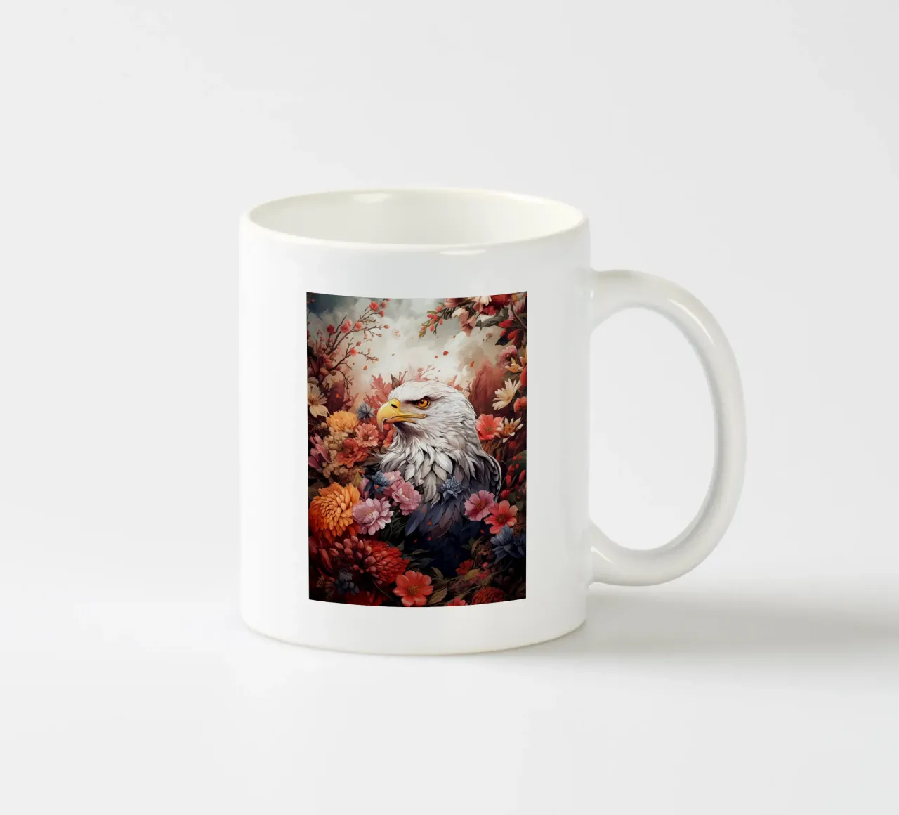 Eagle Flowers tazza in ceramica da Mateo