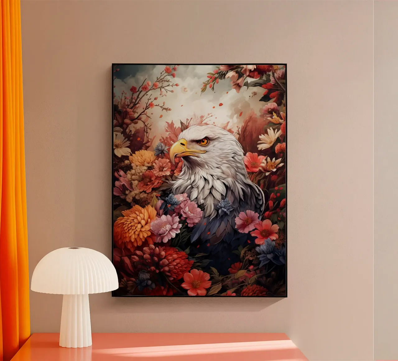 Eagle Flowers plexiglass da Mateo