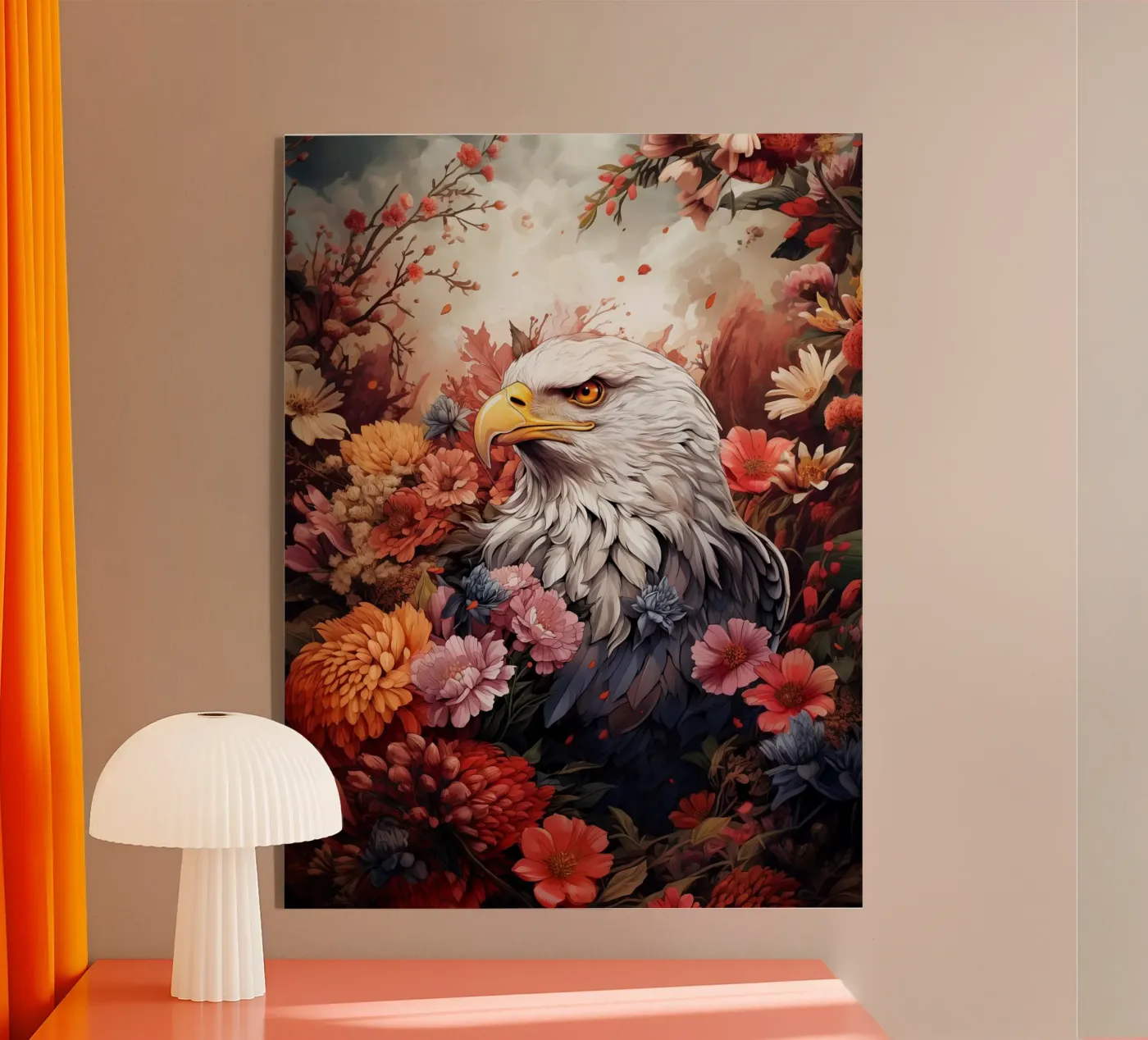 Eagle Flowers plexiglass da Mateo
