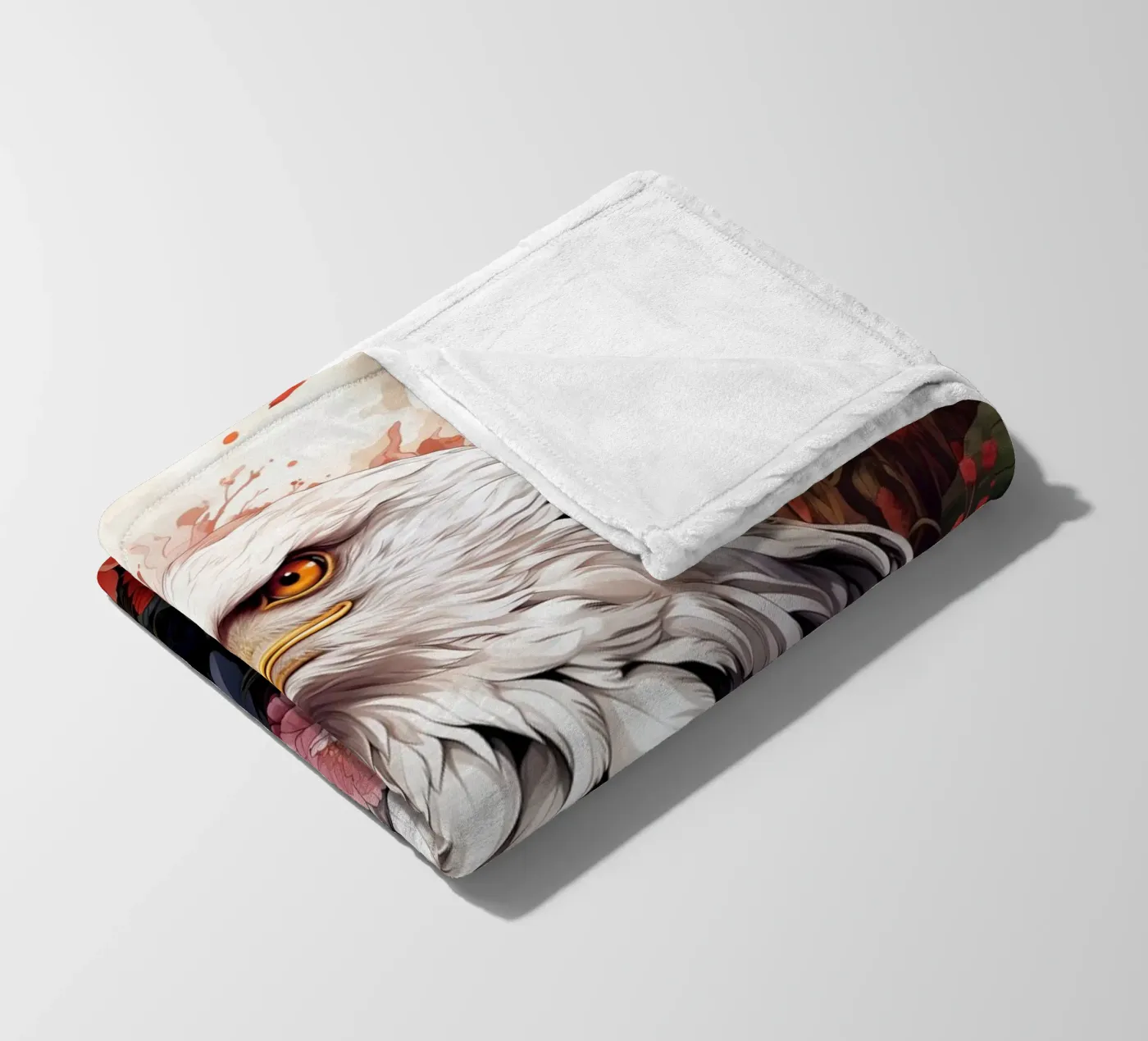 Eagle Flowers Fleecedecke von Mateo