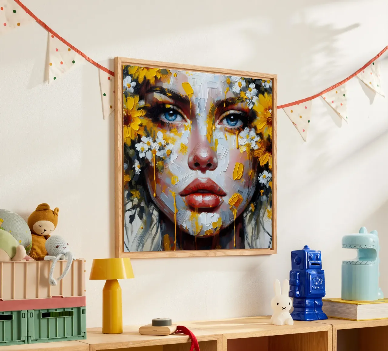 FIORI BOTANICI RITRATTO PITTURA plexiglass da ARTOMATIC