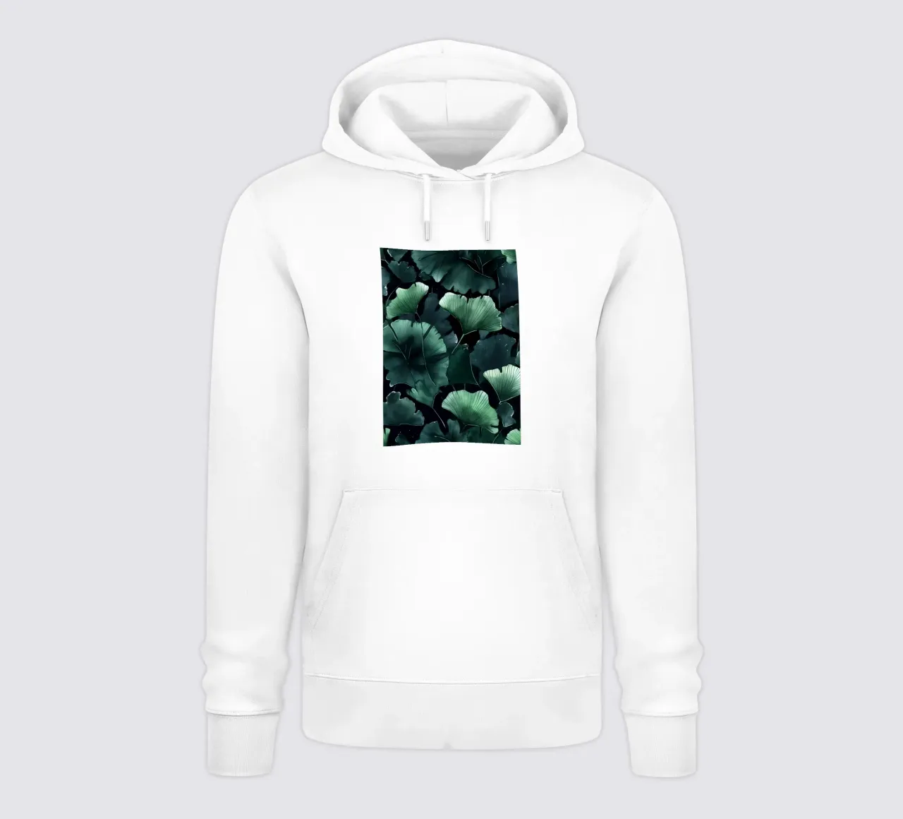 Foglie di ginkgo felpa con cappuccio da Justyna Jaszke JBJart