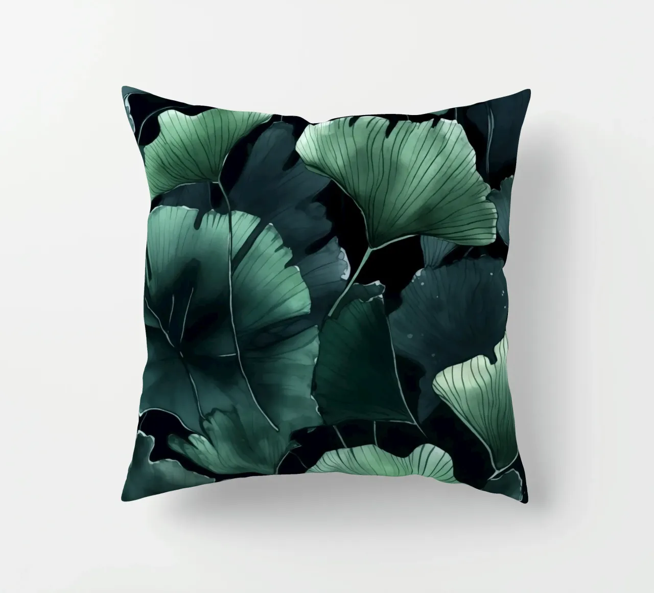 Foglie di ginkgo cuscino da Justyna Jaszke JBJart