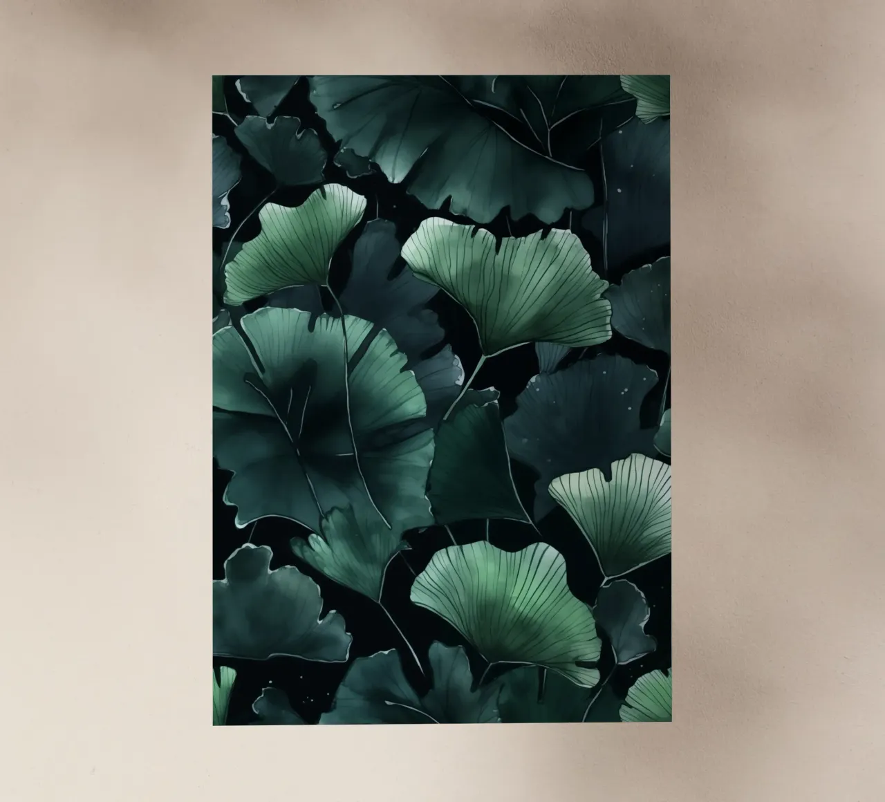 Foglie di ginkgo pellicola backlit da Justyna Jaszke JBJart