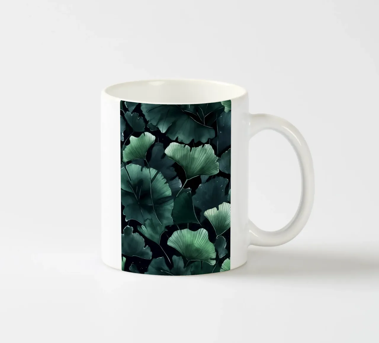 Foglie di ginkgo tazza in ceramica da Justyna Jaszke JBJart