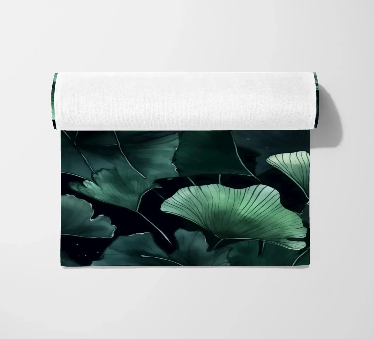 Foglie di ginkgo telo mare da Justyna Jaszke JBJart