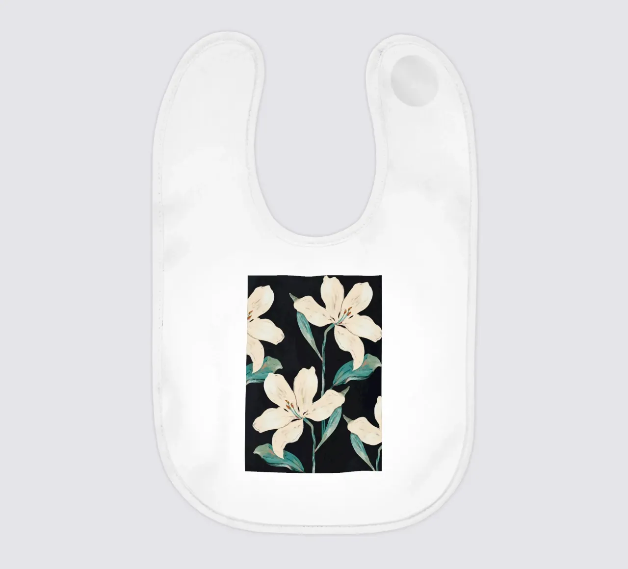 Frühlingsblumen 8 Babylätzchen von ThingDesign