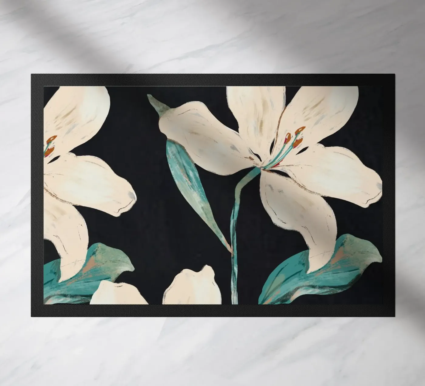 Spring Flowers 8 doormat by ThingDesign