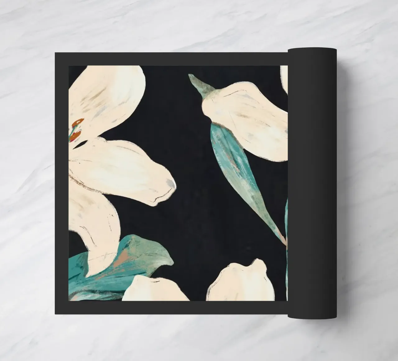 Spring Flowers 8 doormat by ThingDesign