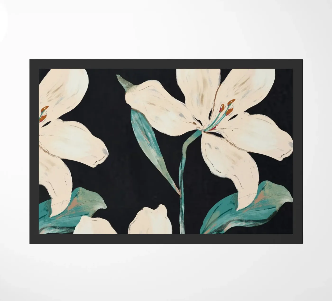Spring Flowers 8 doormat by ThingDesign