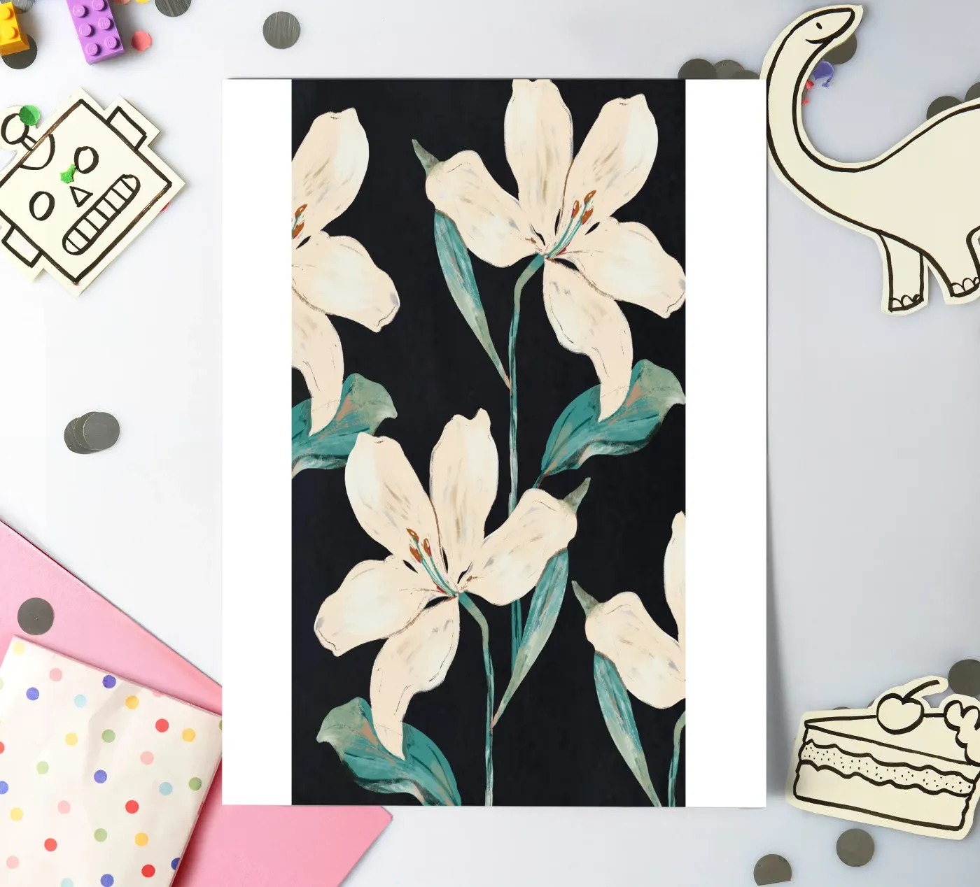 Spring Flowers 8 sticker sheet by ThingDesign