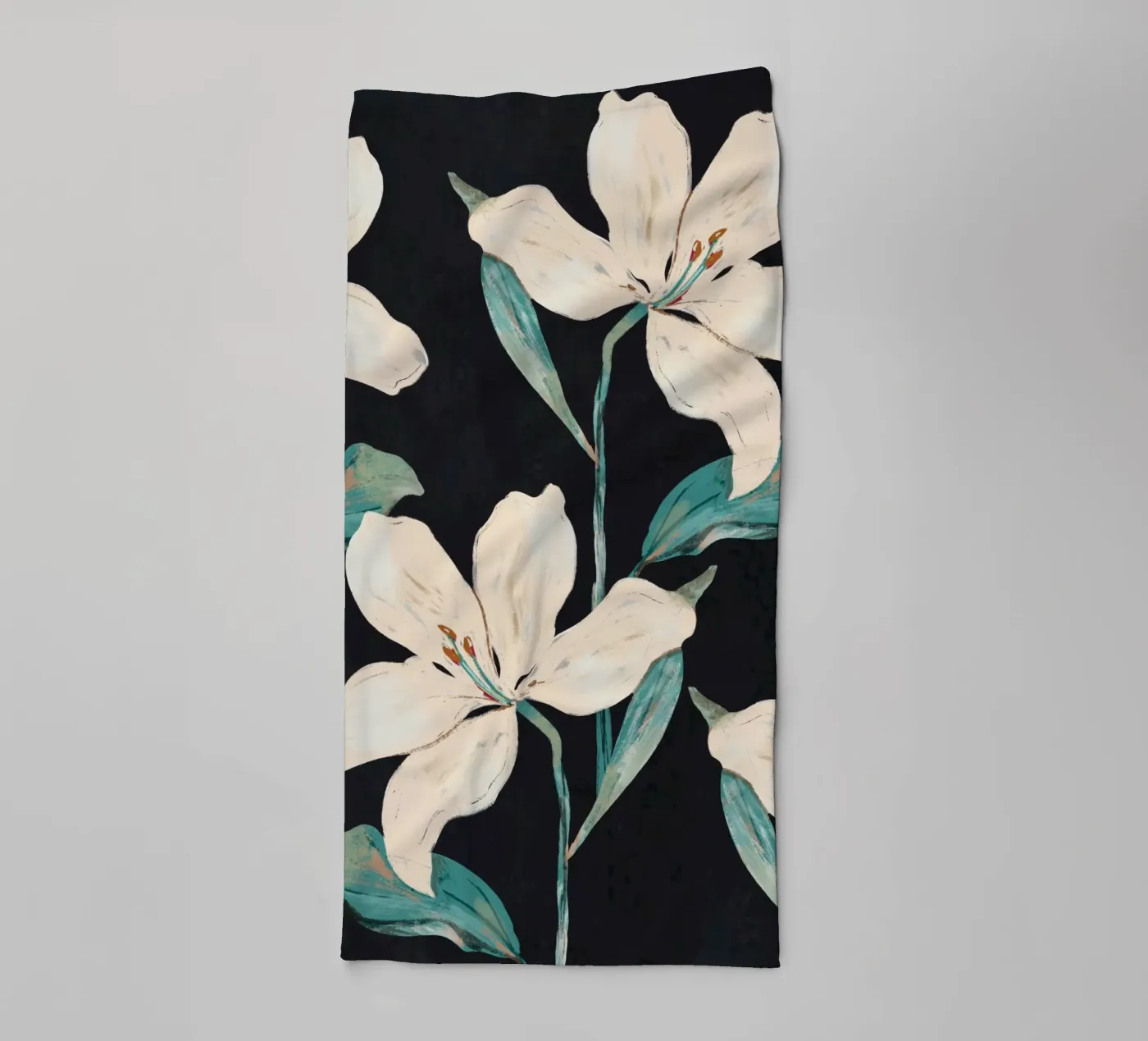 Spring Flowers 8 badhanddoek van ThingDesign