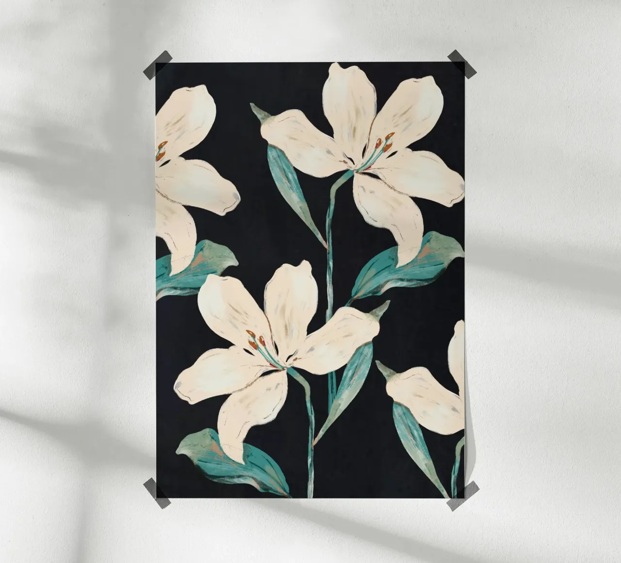 Lentebloemen 8 poster van ThingDesign