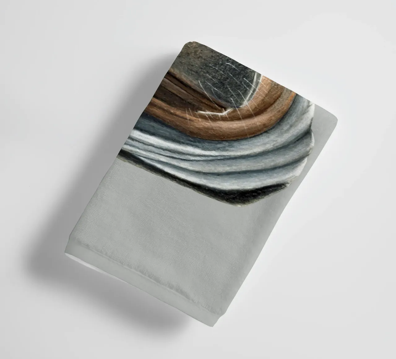 Hippo with bobble hat towel by Graphit und Farbe