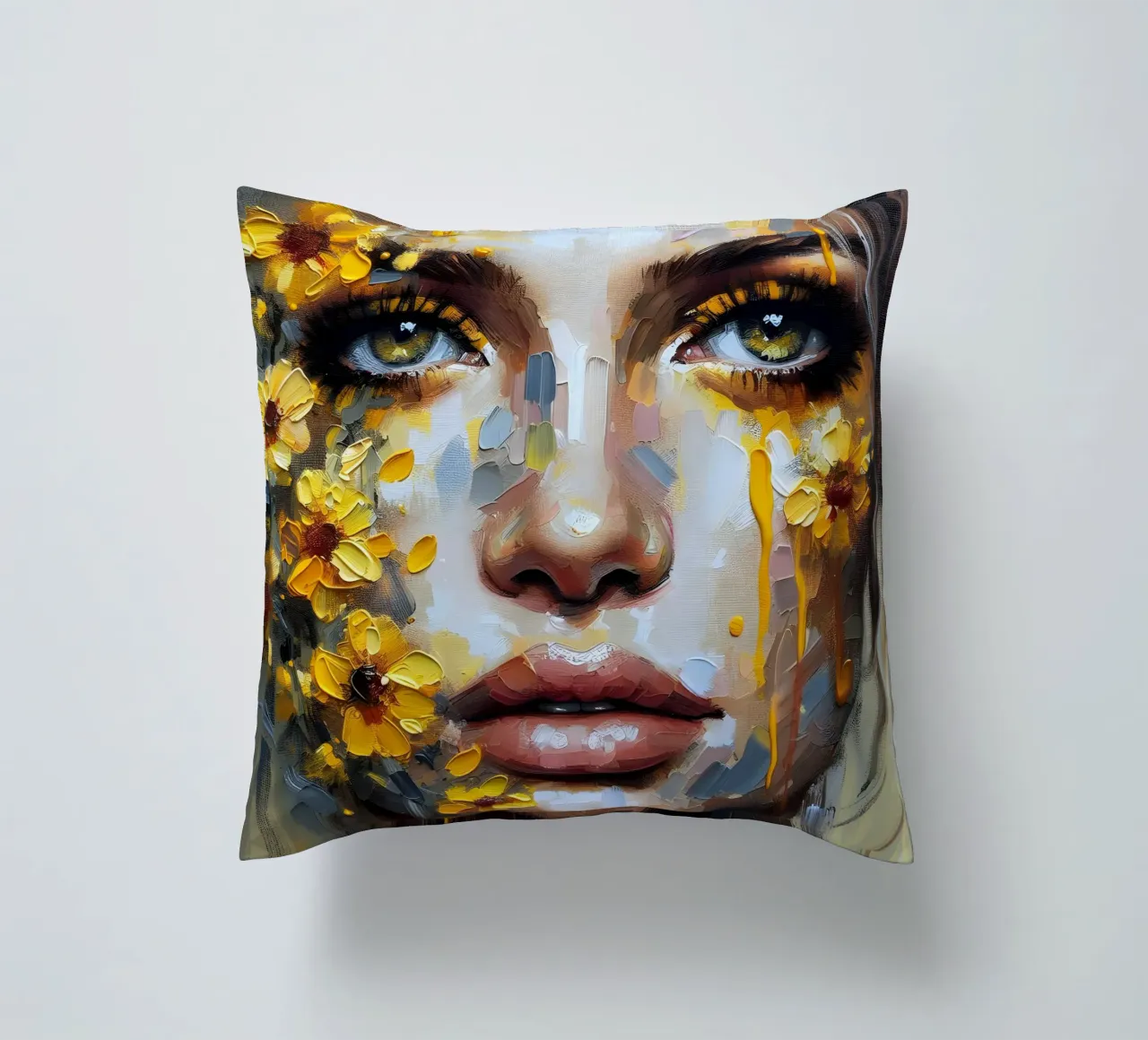 FIORI BOTANICI PITTURA RITRATTO cuscino da ARTOMATIC