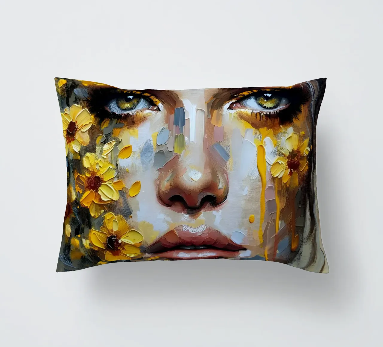 FIORI BOTANICI PITTURA RITRATTO cuscino da ARTOMATIC