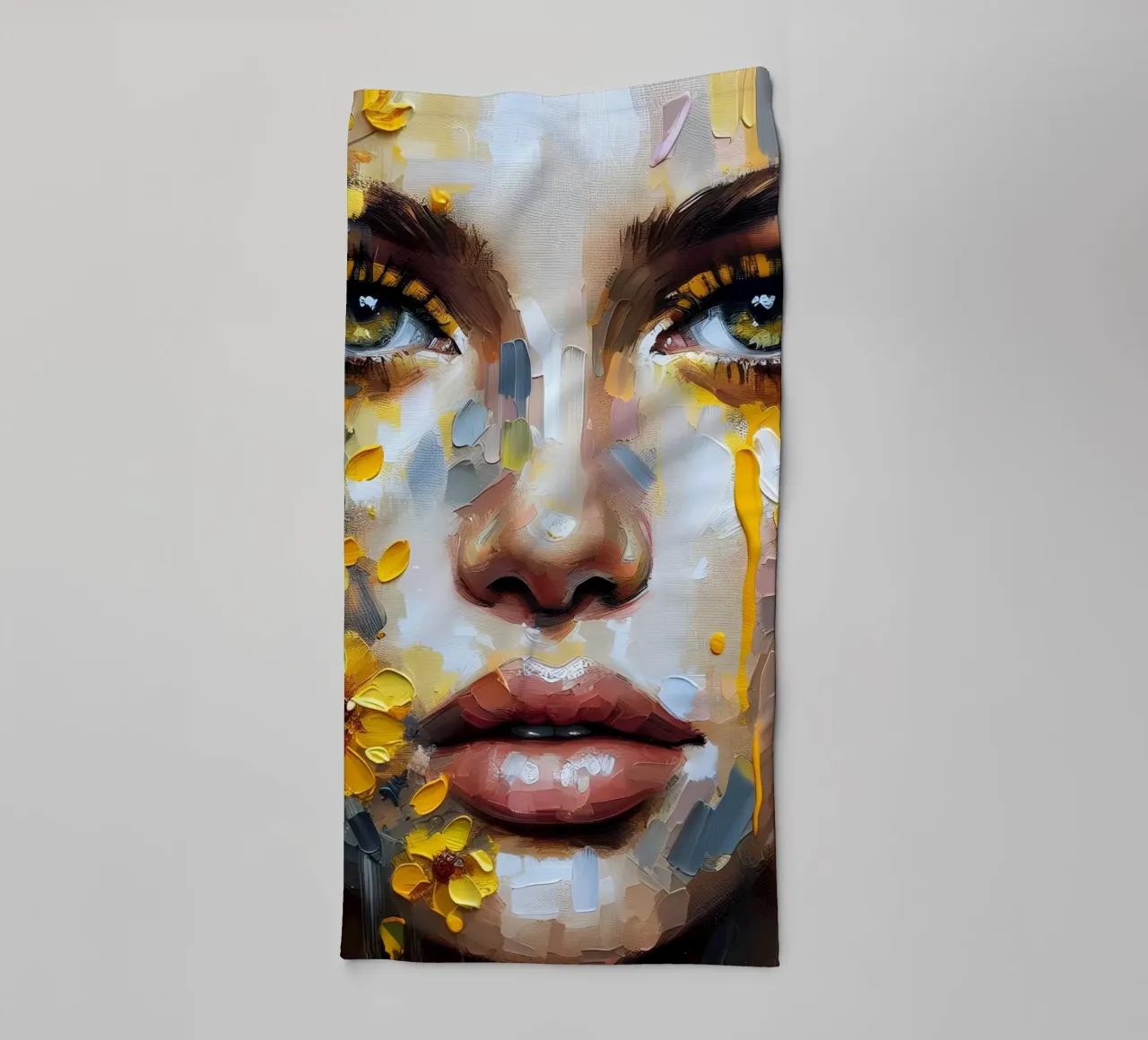 FIORI BOTANICI PITTURA RITRATTO asciugamano da bagno da ARTOMATIC